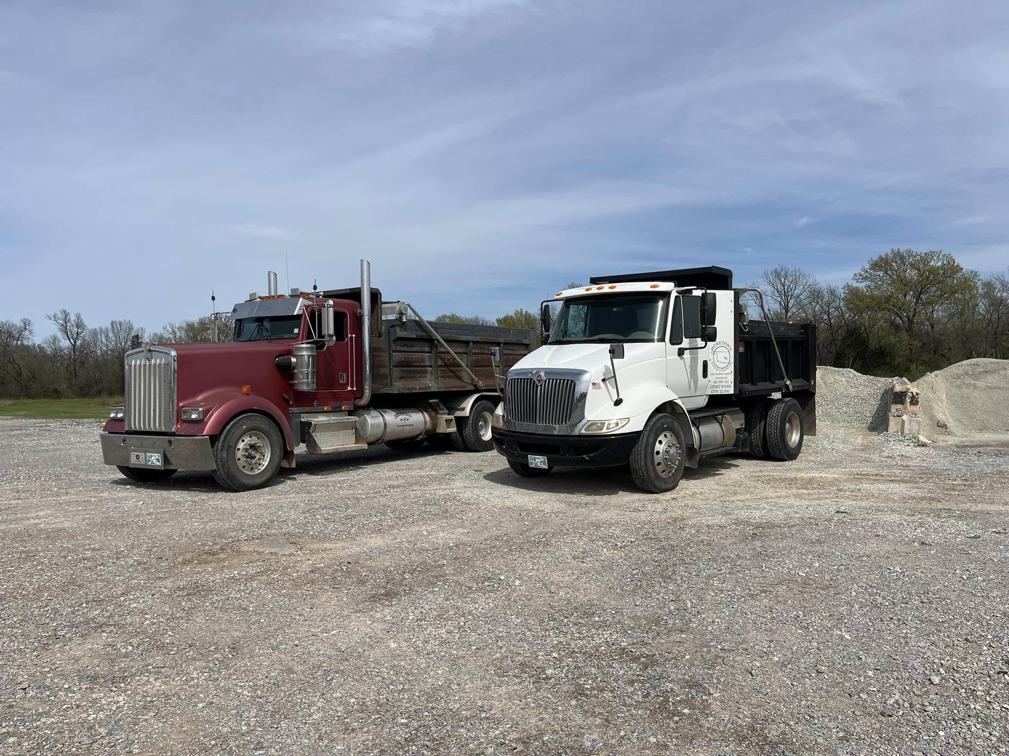 Hometown Rock and Landscape, LLC - Delivery Trucks