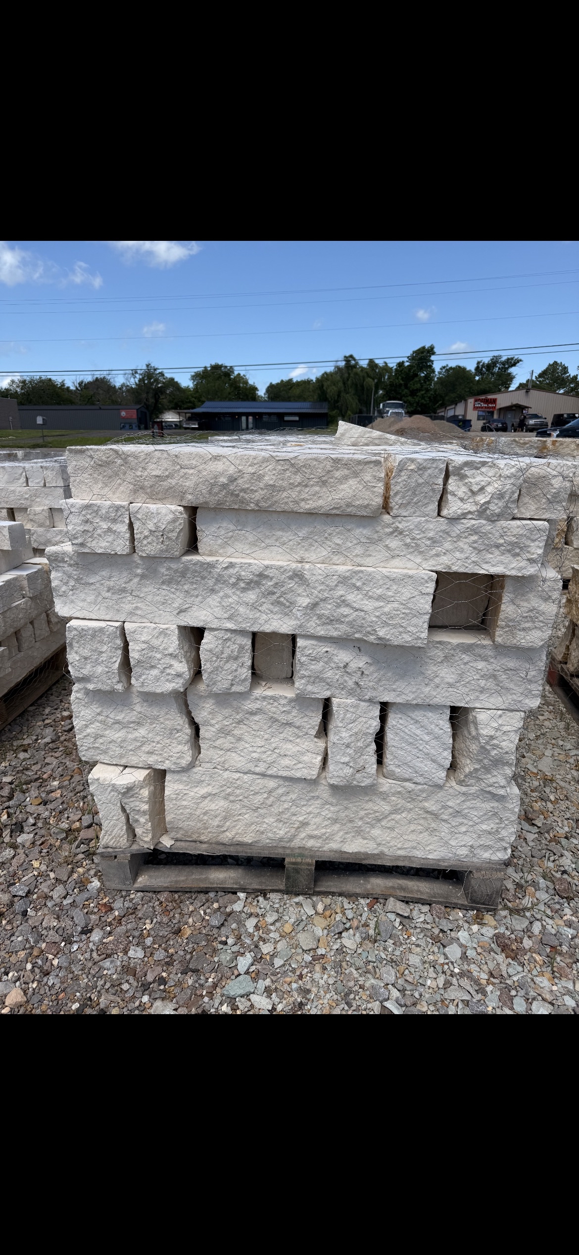 White Chopped Stone